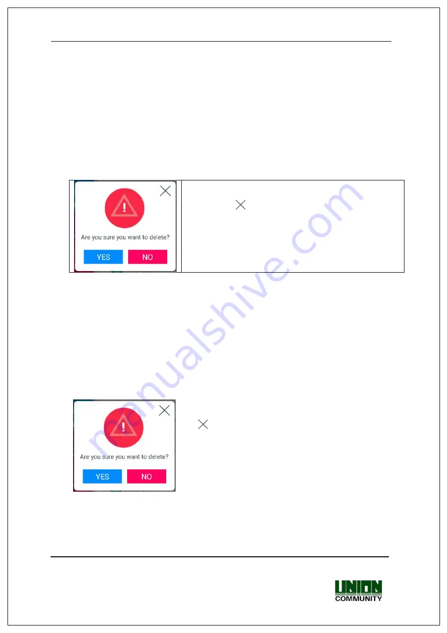 Union Community UBio-X Pro Lite User Manual Download Page 55