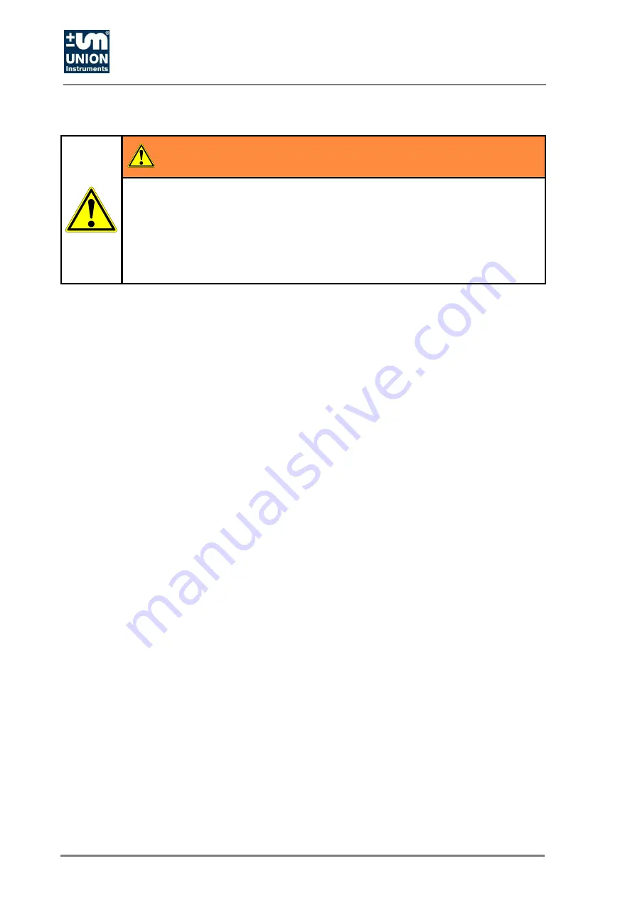 Union Instruments CWD2000 EX Original Operating Instructions Download Page 14