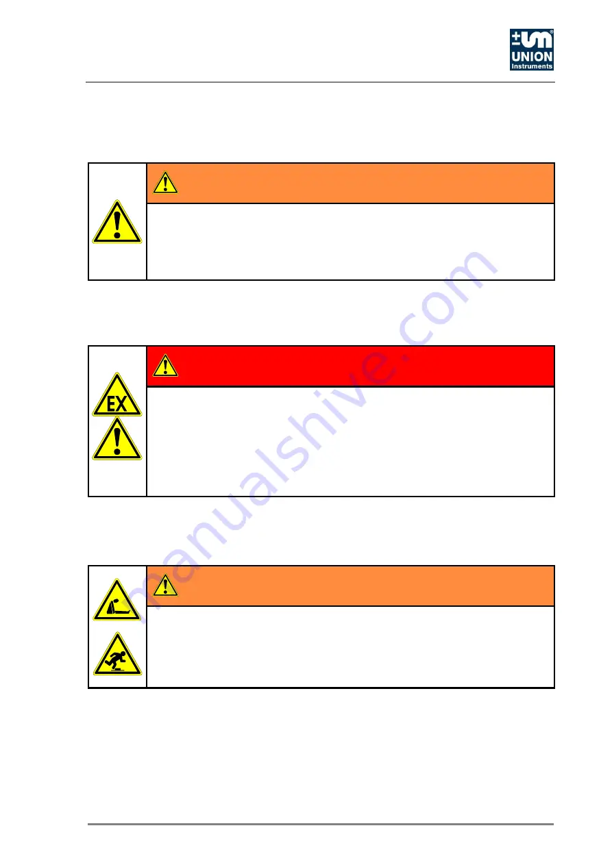 Union Instruments CWD2000 EX Original Operating Instructions Download Page 15