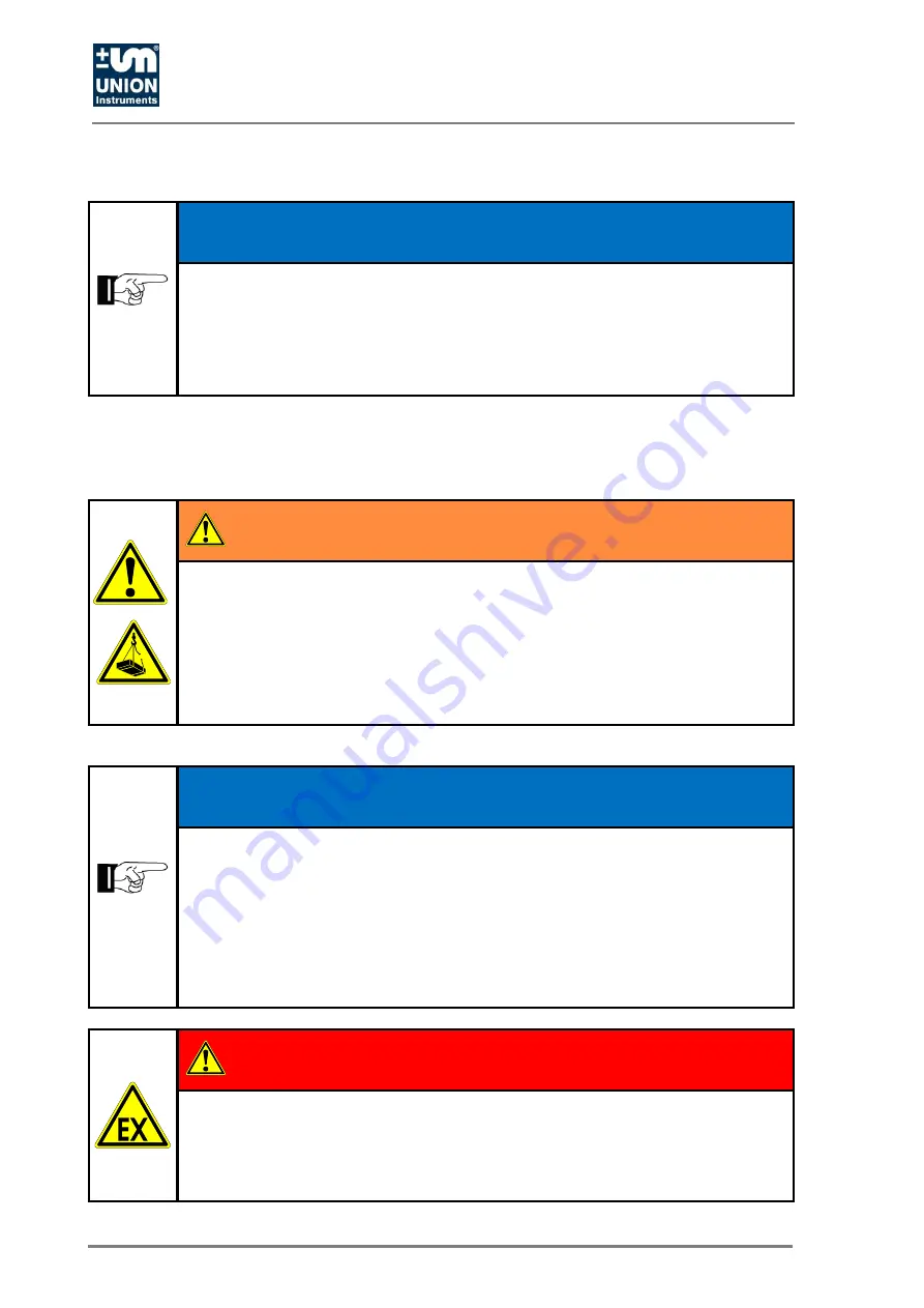 Union Instruments CWD2000 EX Original Operating Instructions Download Page 26