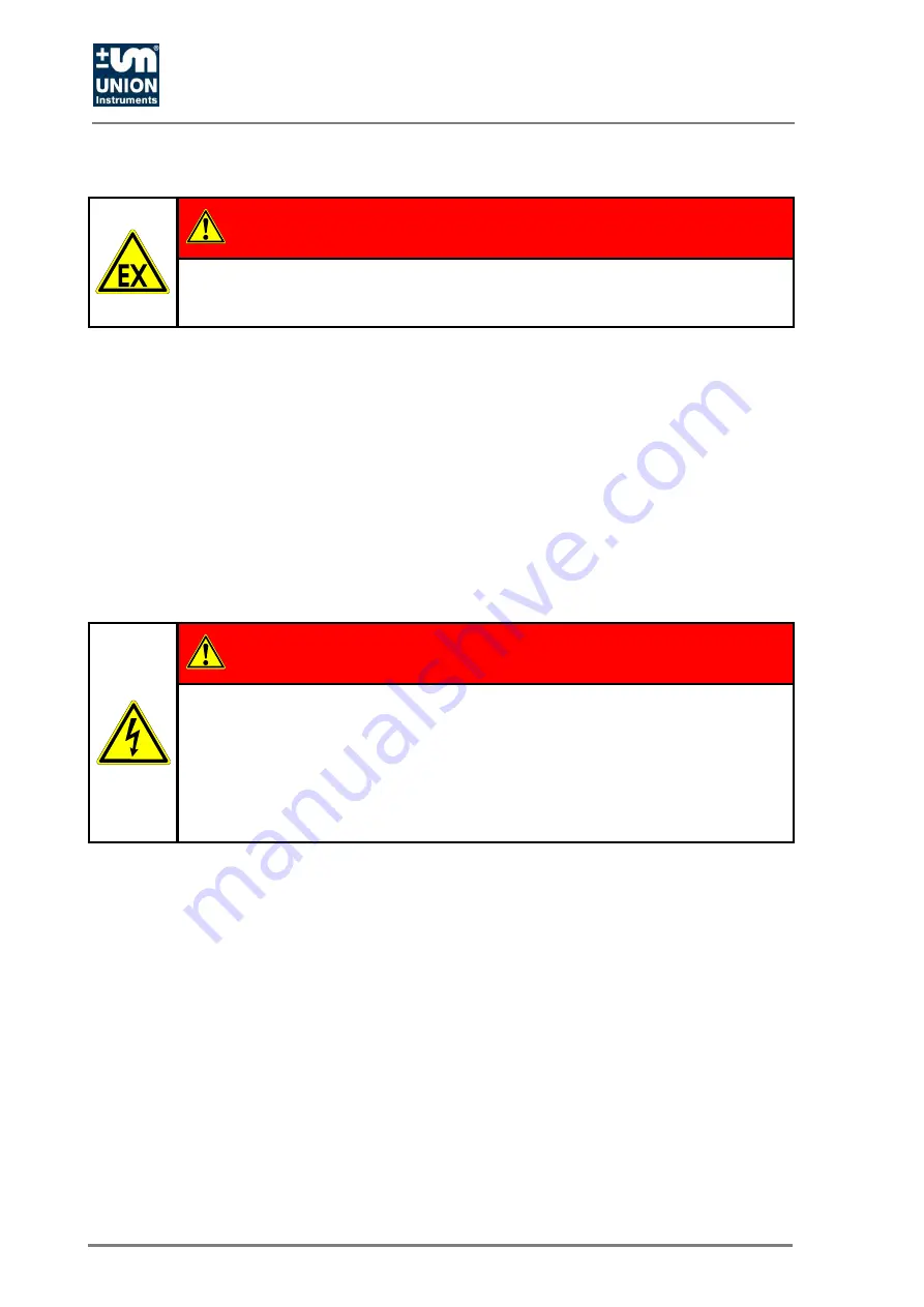 Union Instruments CWD2000 EX Original Operating Instructions Download Page 34