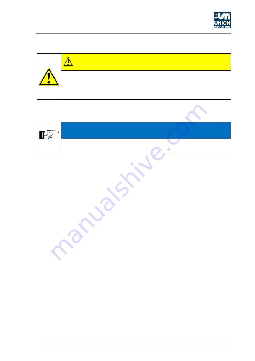 Union Instruments CWD3000 EXP Operating Instructions Manual Download Page 33