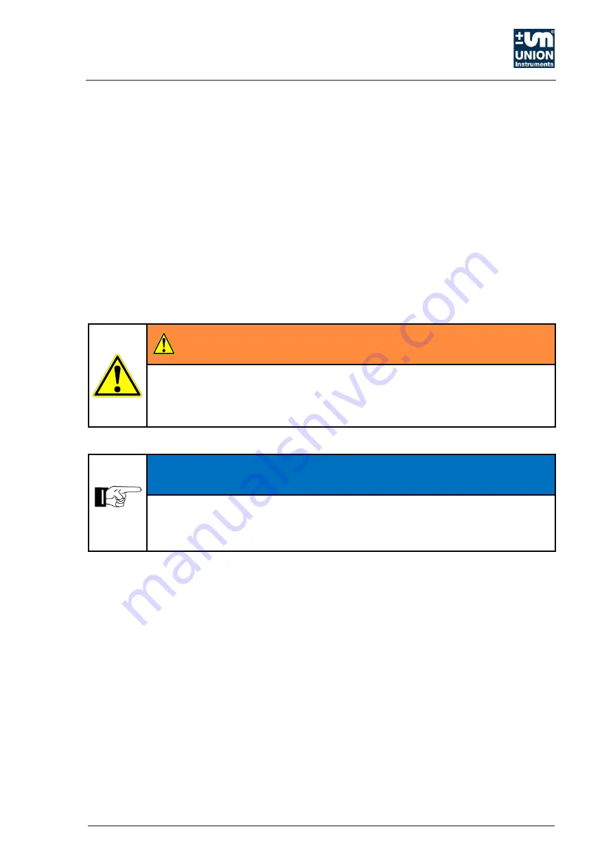 Union Instruments CWD3000 EXP Operating Instructions Manual Download Page 35