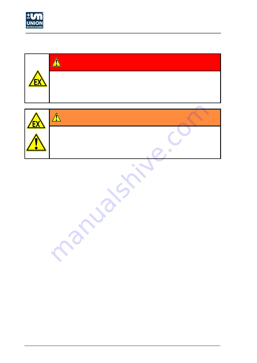 Union Instruments CWD3000 EXP Operating Instructions Manual Download Page 42