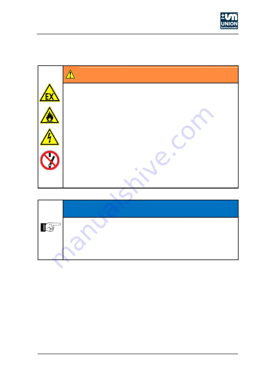 Union Instruments CWD3000 EXP Operating Instructions Manual Download Page 105