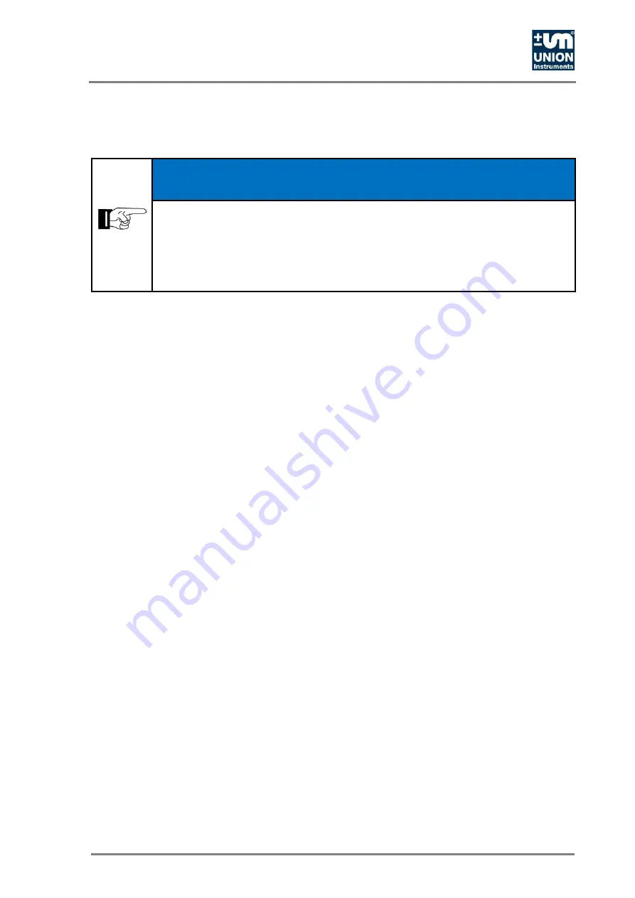 Union Instruments CWD3000 EXP Operating Instructions Manual Download Page 111