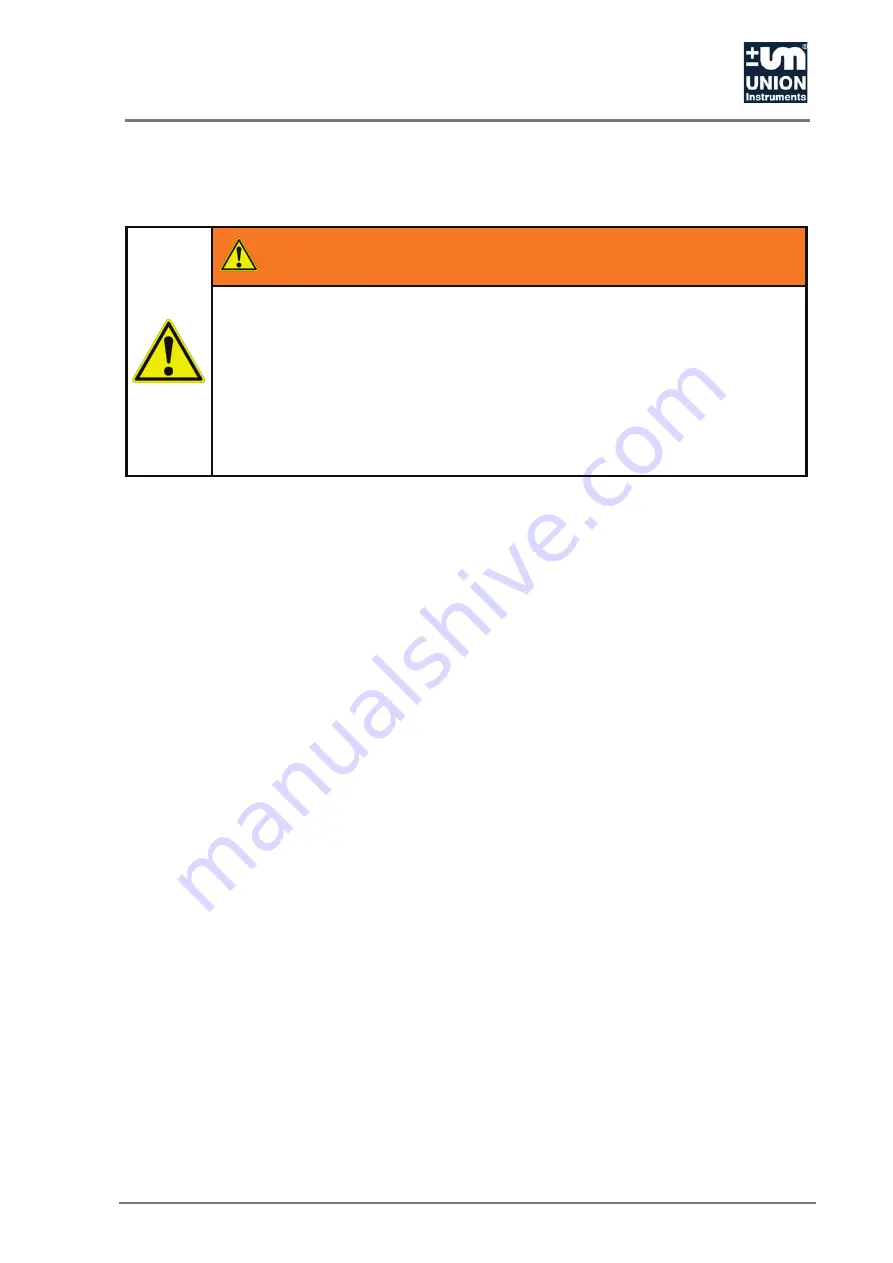 Union Instruments INCA4003 Translation Of The Original Operating Instructions Download Page 63