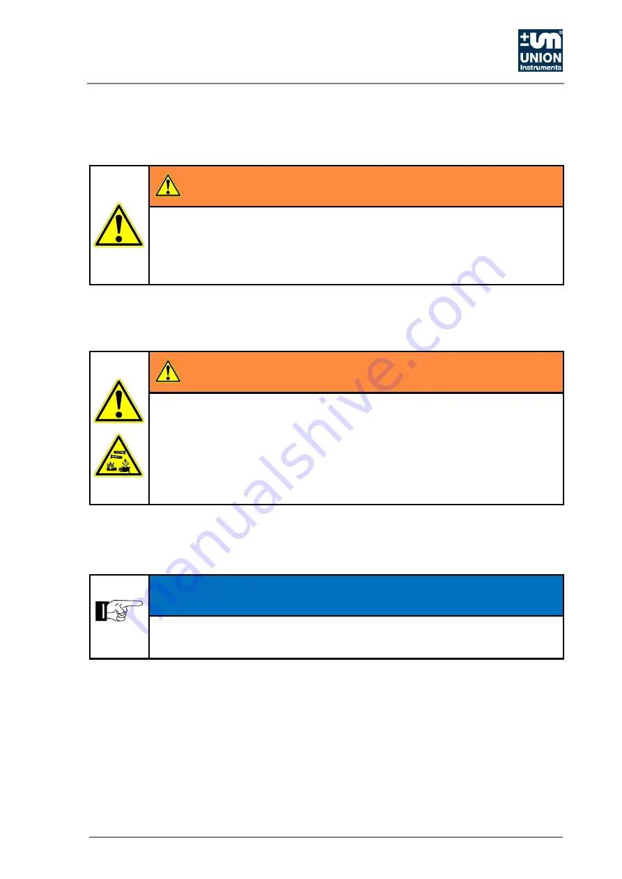 Union Instruments INCA5011 Translation Of The Original Operating Instructions Download Page 13