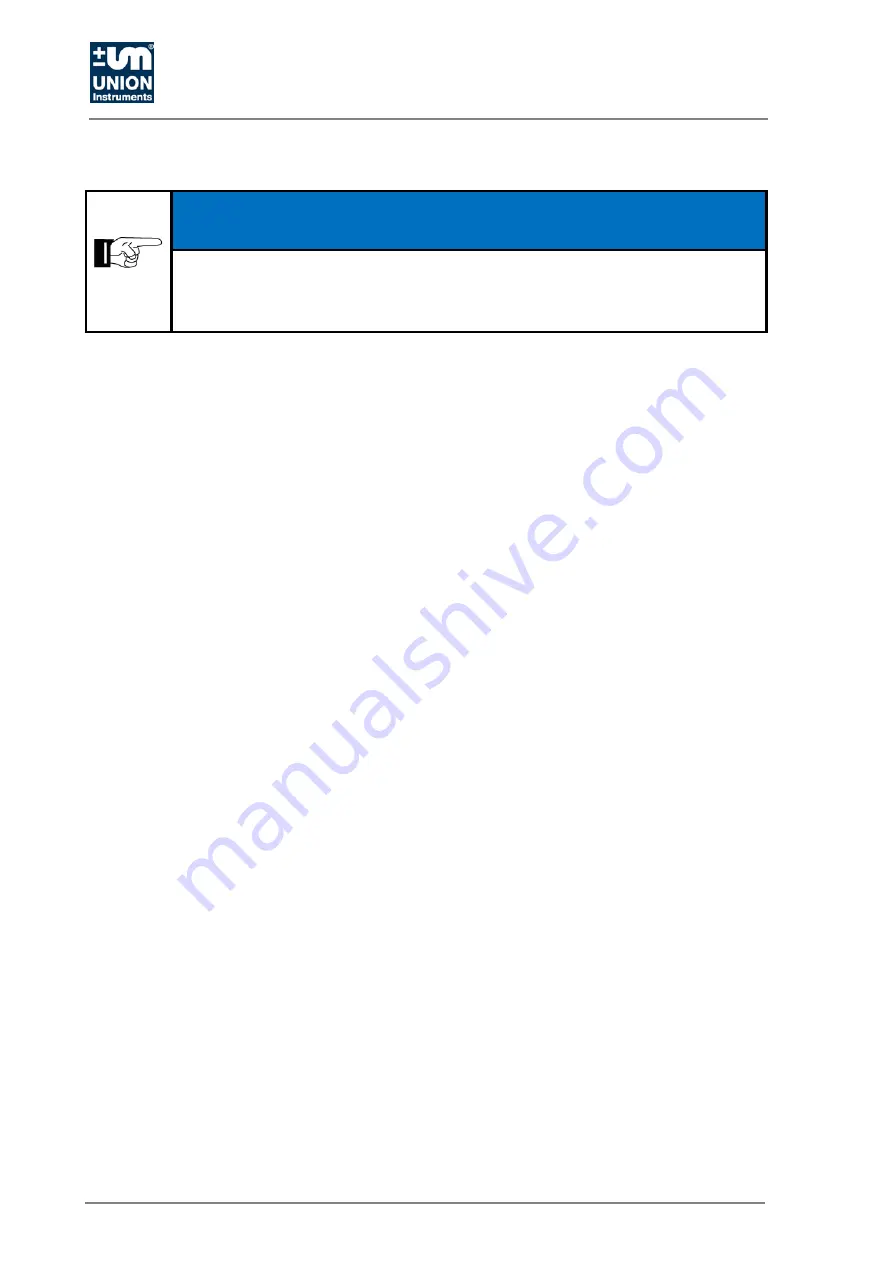 Union Instruments INCA5011 Translation Of The Original Operating Instructions Download Page 14