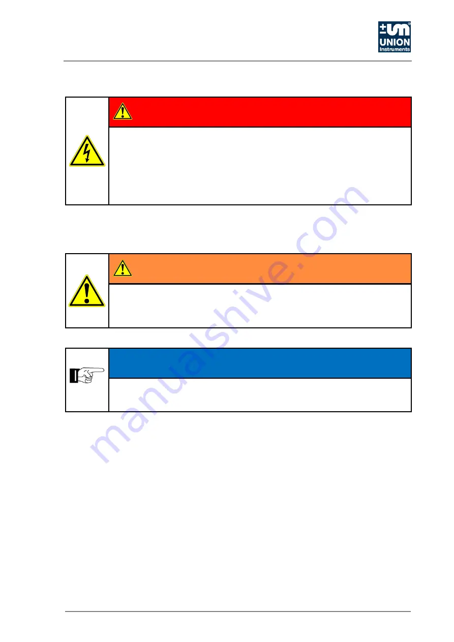 Union Instruments INCA5011 Translation Of The Original Operating Instructions Download Page 23