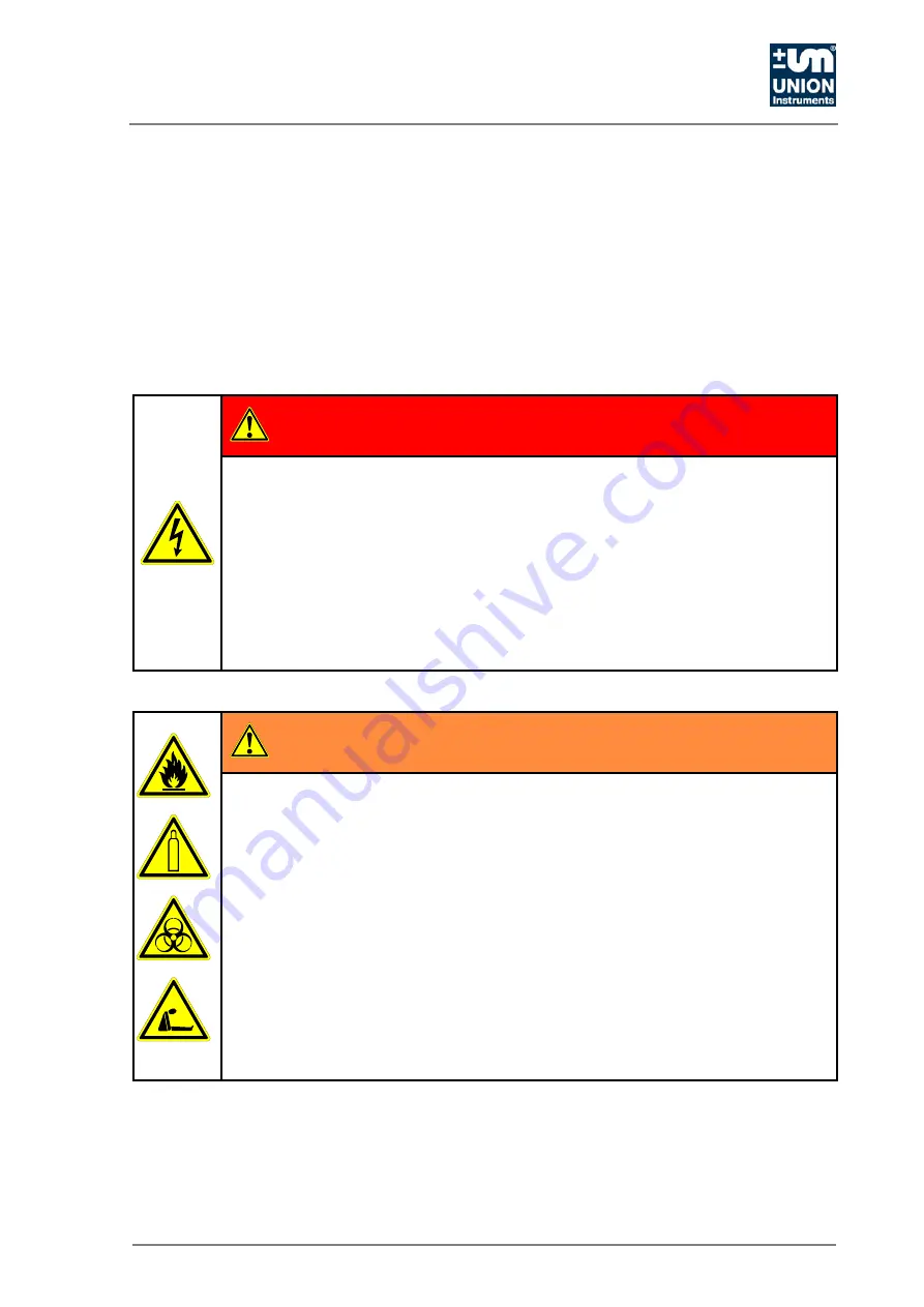 Union Instruments INCA5011 Translation Of The Original Operating Instructions Download Page 49