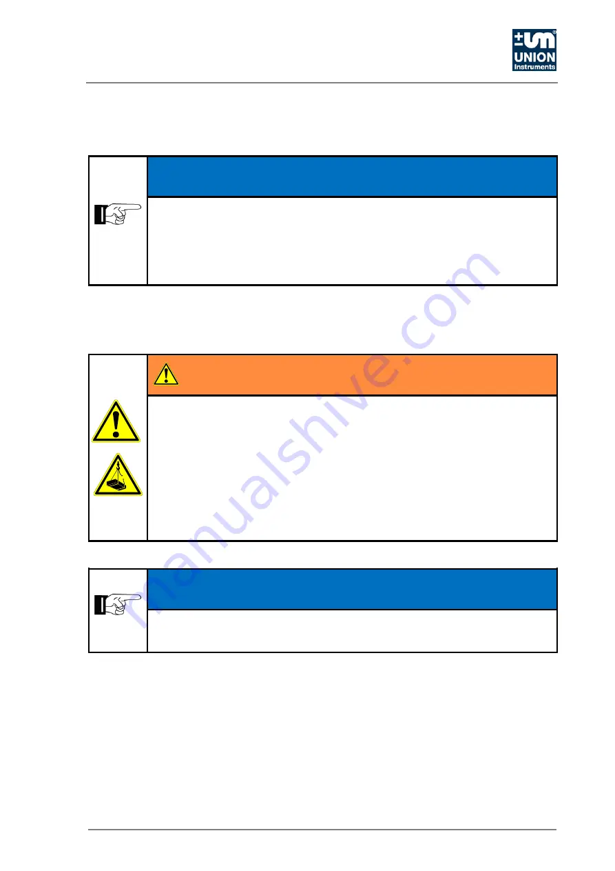 Union Instruments INCA5021 Translation Of The Original Operating Instructions Download Page 19