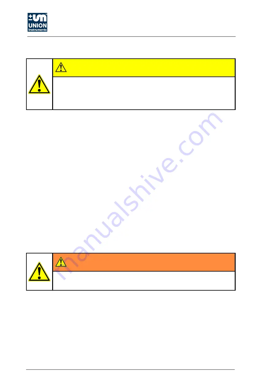 Union Instruments INCA5021 Translation Of The Original Operating Instructions Download Page 20