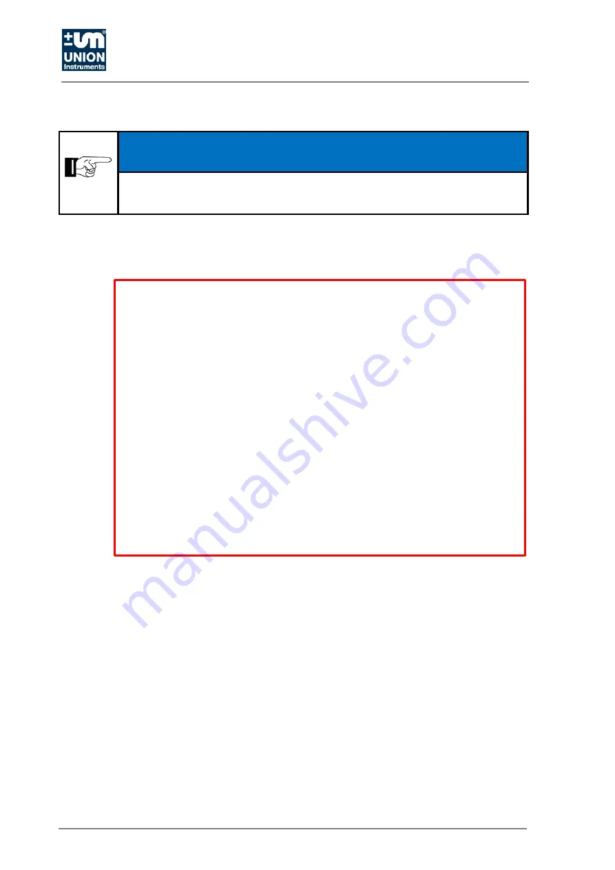 Union Instruments INCA5021 Скачать руководство пользователя страница 38