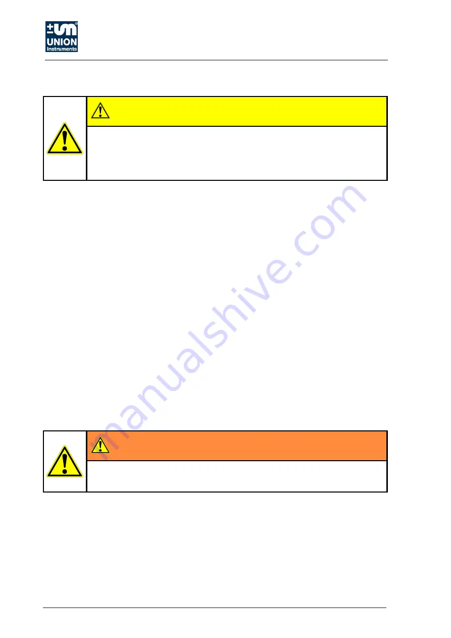 Union Instruments INCA6001 Translation Of The Original Operating Instructions Download Page 20