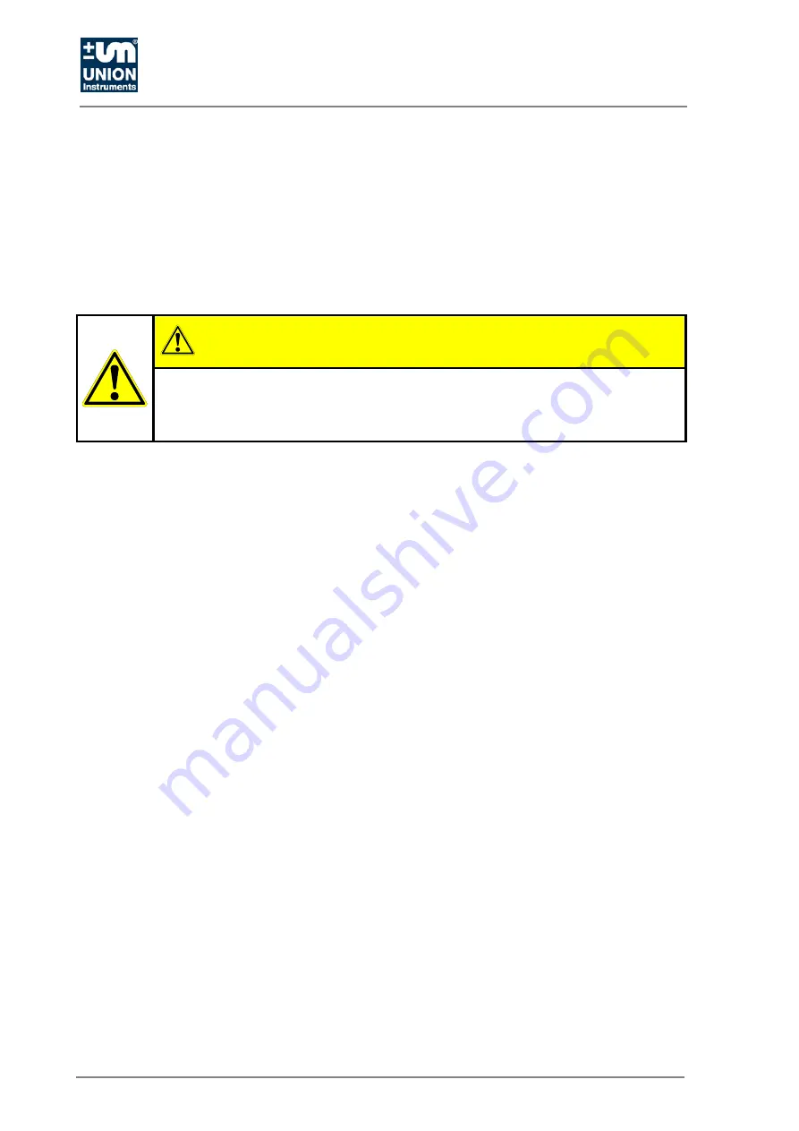 Union Instruments INCA6002 Translation Of The Original Operating Instructions Download Page 6