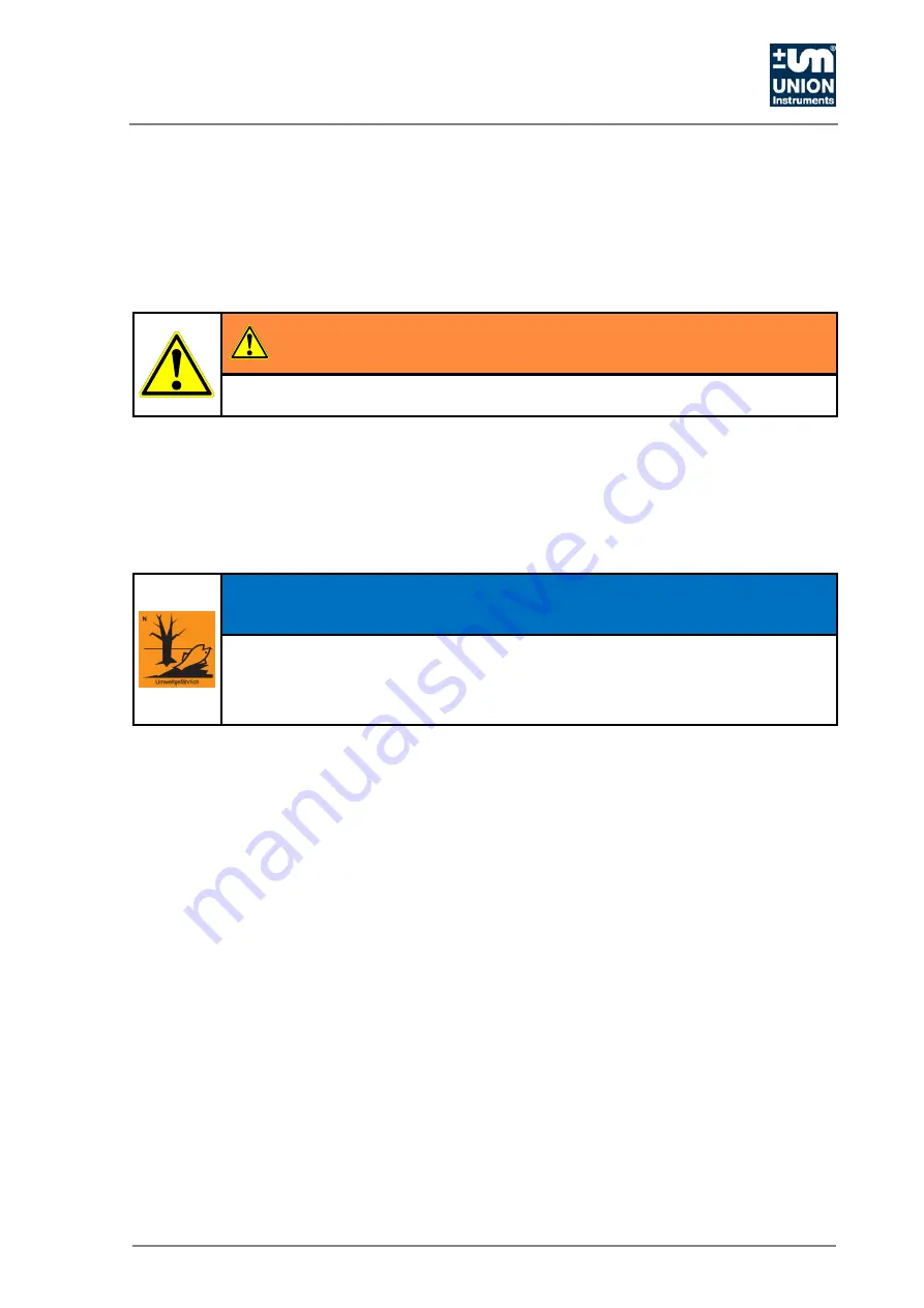 Union Instruments INCA6003 Translation Of The Original Operating Instructions Download Page 61