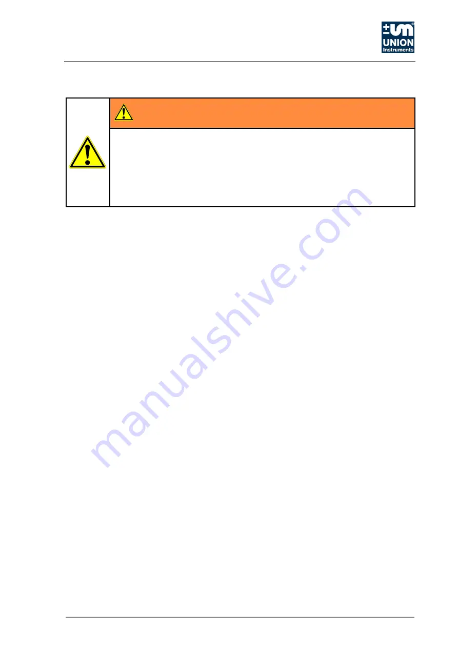 Union Instruments INCA6004 Translation Of The Original Operating Instructions Download Page 19