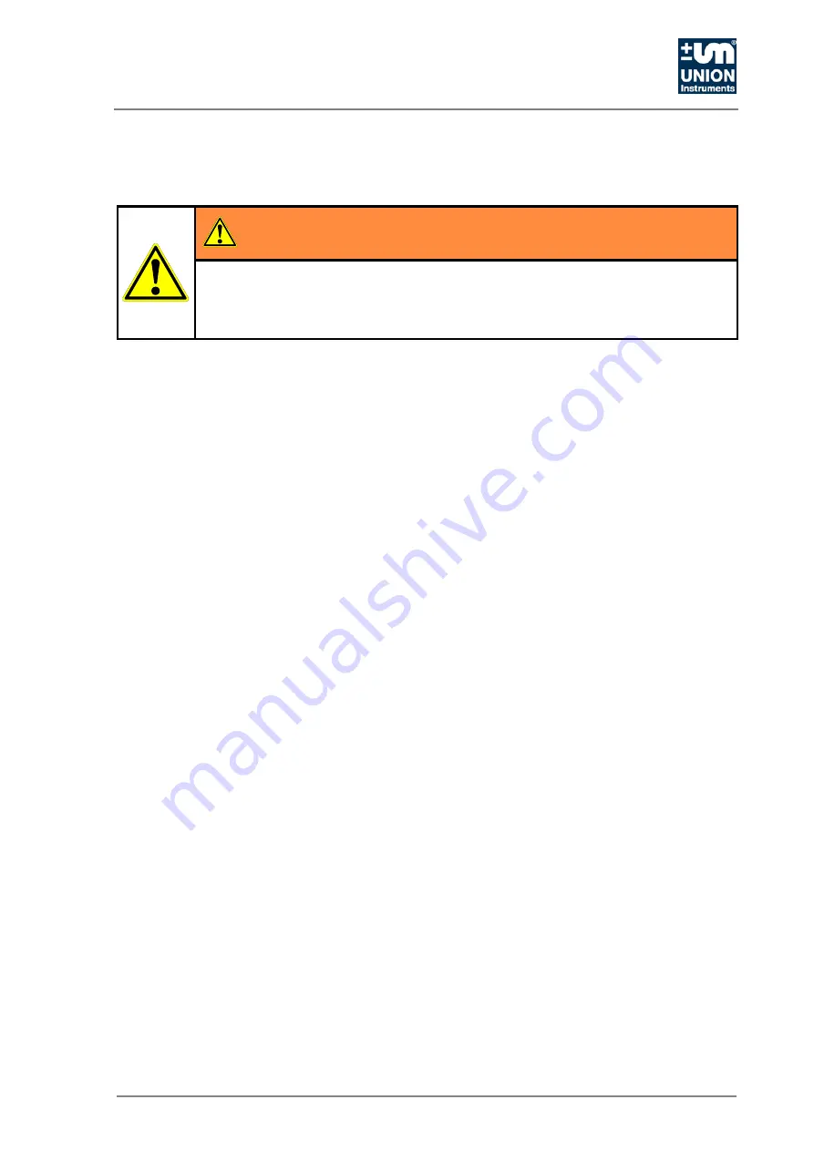 Union Instruments INCA6004 Translation Of The Original Operating Instructions Download Page 35