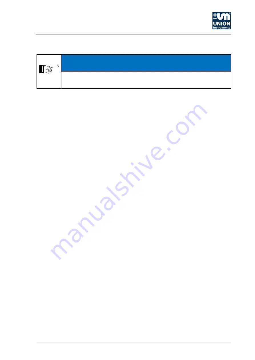 Union Instruments PMS3000 Translation Of The Original Operating Instructions Download Page 17