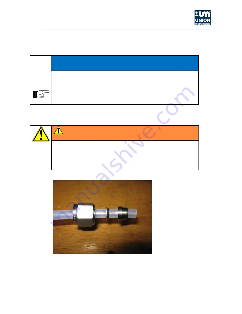 Union Instruments Pury250 S Operating Instructions Manual Download Page 25