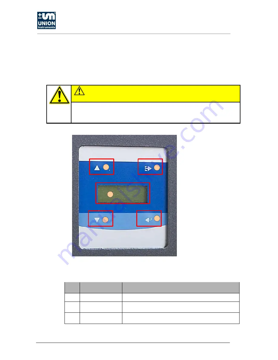 Union Instruments Pury250 S Operating Instructions Manual Download Page 38