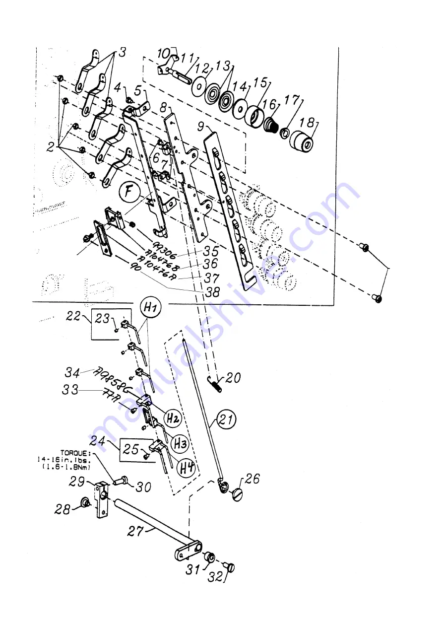 UnionSpecial 307 Instructions And Illustrated Parts List Download Page 42