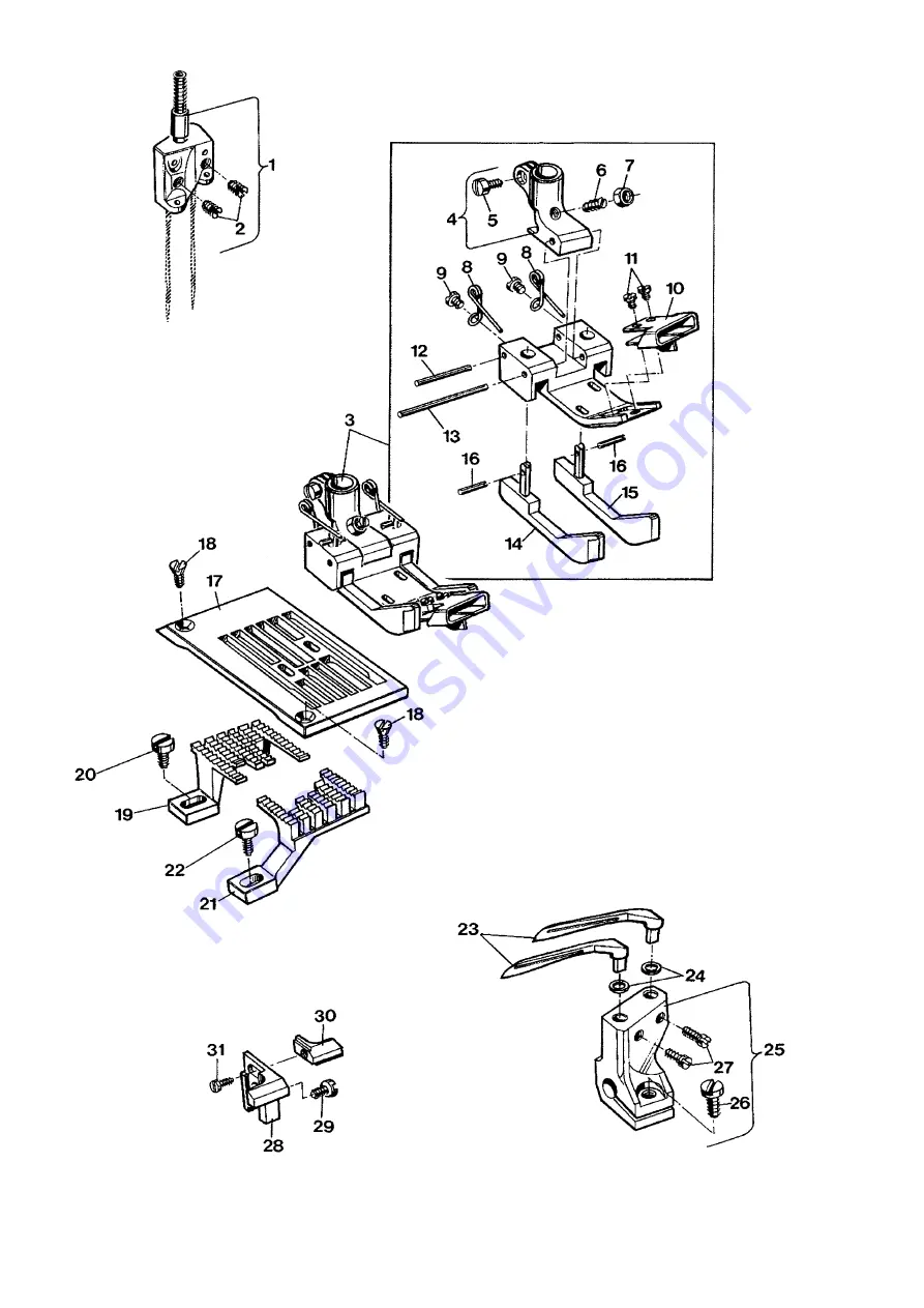 UnionSpecial 307 Instructions And Illustrated Parts List Download Page 48