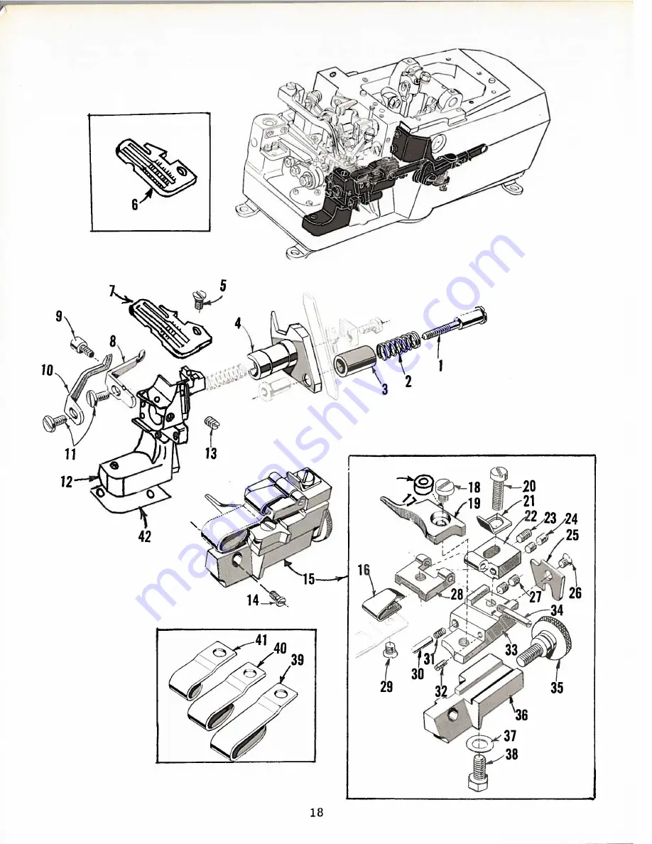 UnionSpecial 39500 MC Instructions For Adjusting And Operating Download Page 18