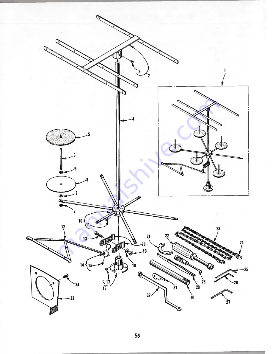 UnionSpecial 398 Classic Series Adjusting Instructions And Illustrated Parts List Download Page 56