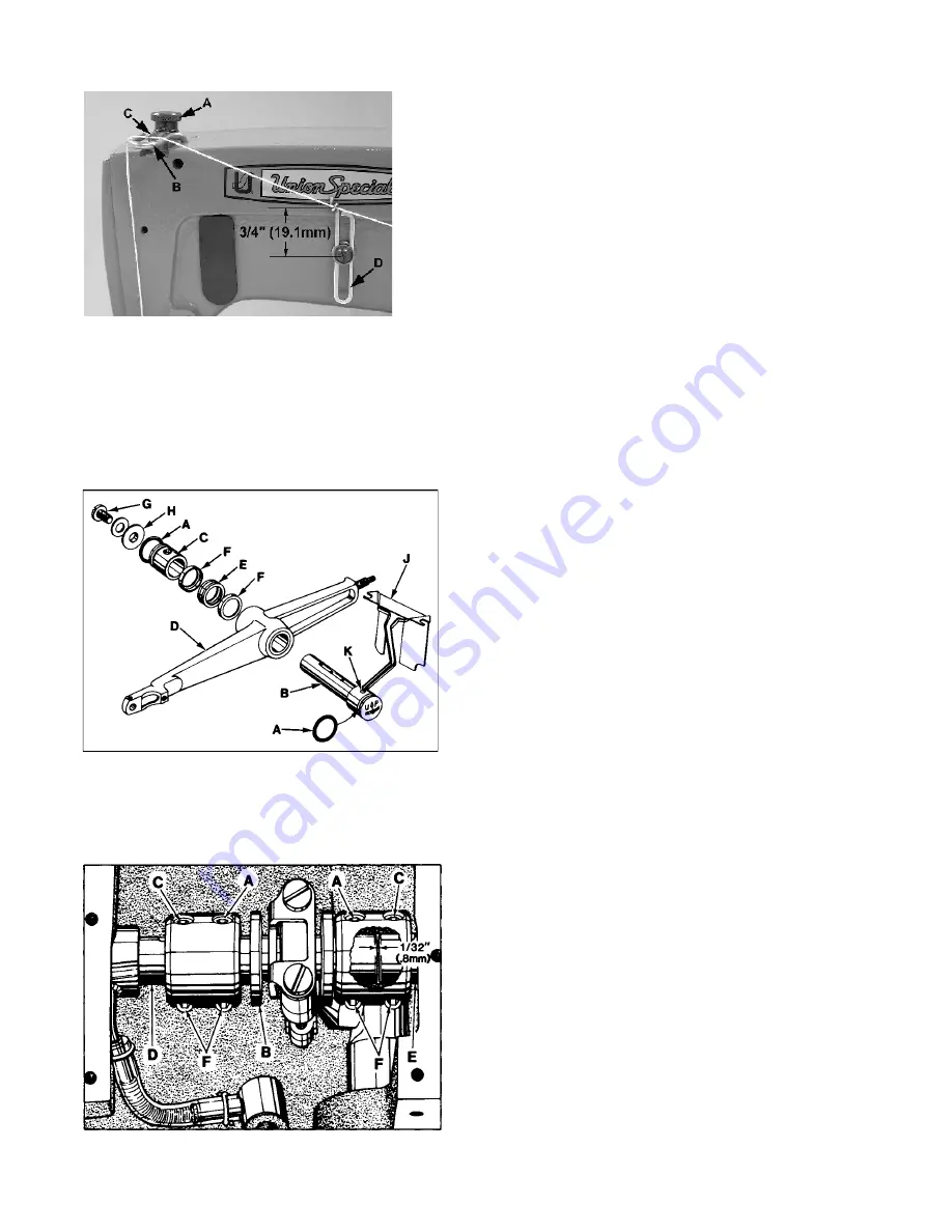 UnionSpecial 56100MB Instructions And Illustrated Parts List Download Page 12