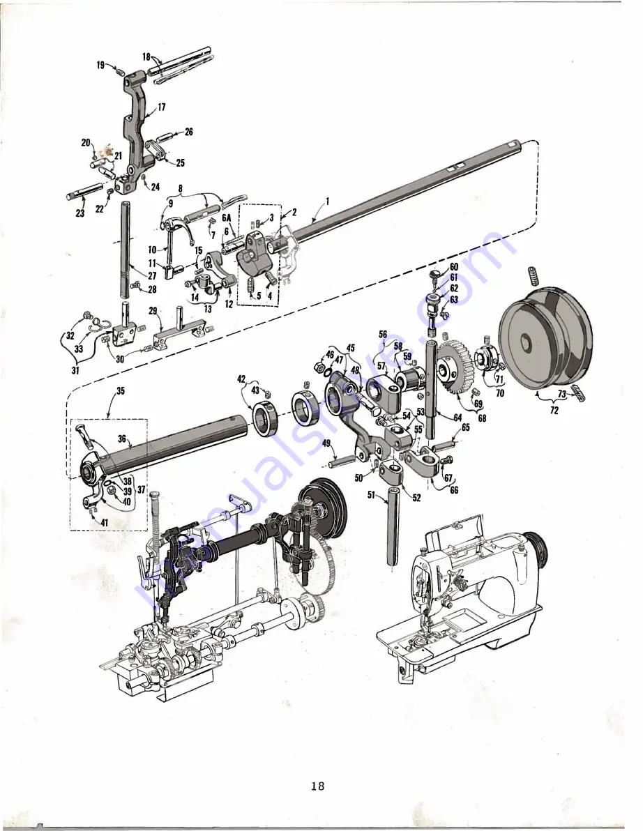 UnionSpecial 612200 Series Instructions For Adjusting And Operating Download Page 20