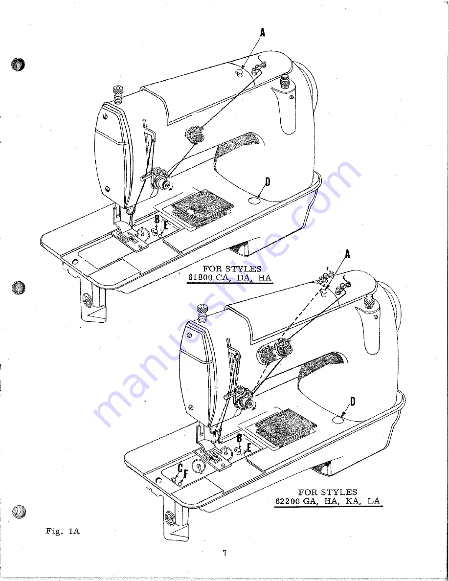 UnionSpecial 61800C Instructions And Operating Manual Download Page 7