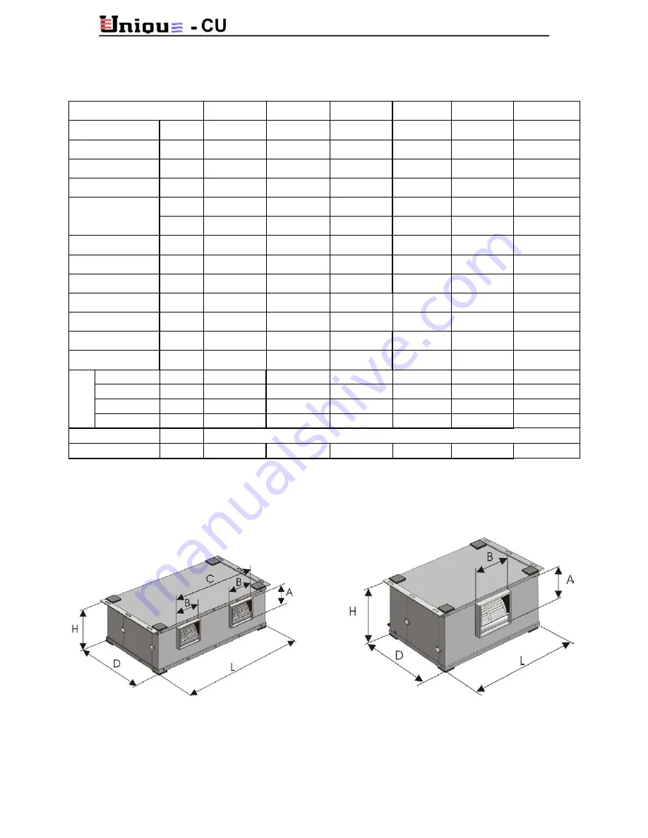 Unique CU Series Service Manual And Spare Parts List Download Page 19