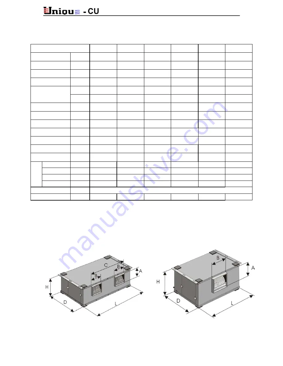 Unique CU Series Service Manual And Spare Parts List Download Page 23