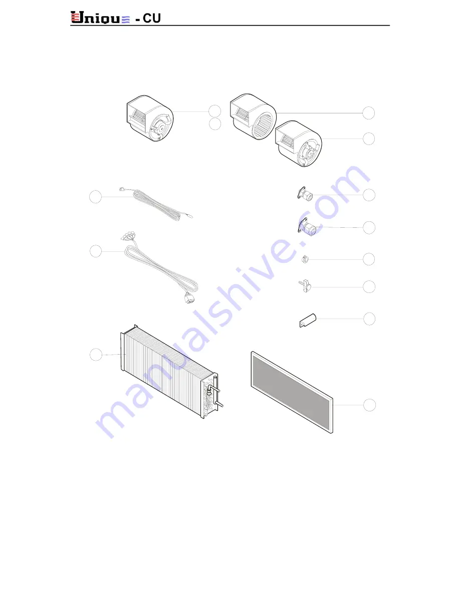 Unique CU Series Service Manual And Spare Parts List Download Page 87