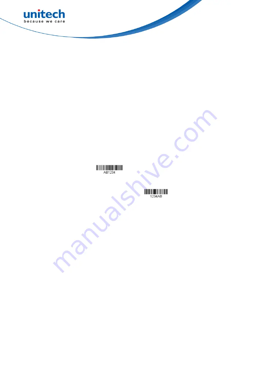 Unitech MS852B Plus User Manual Download Page 82