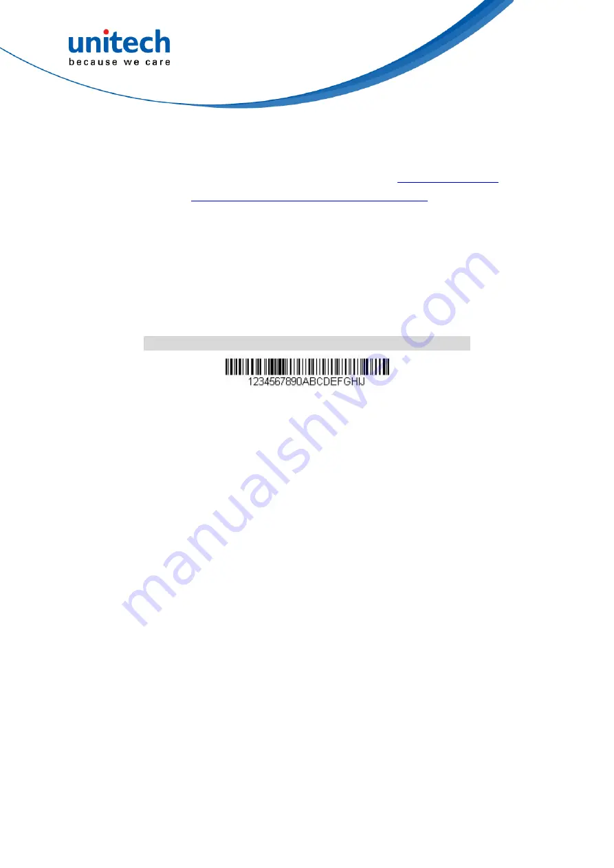 Unitech MS926 User Manual Download Page 120