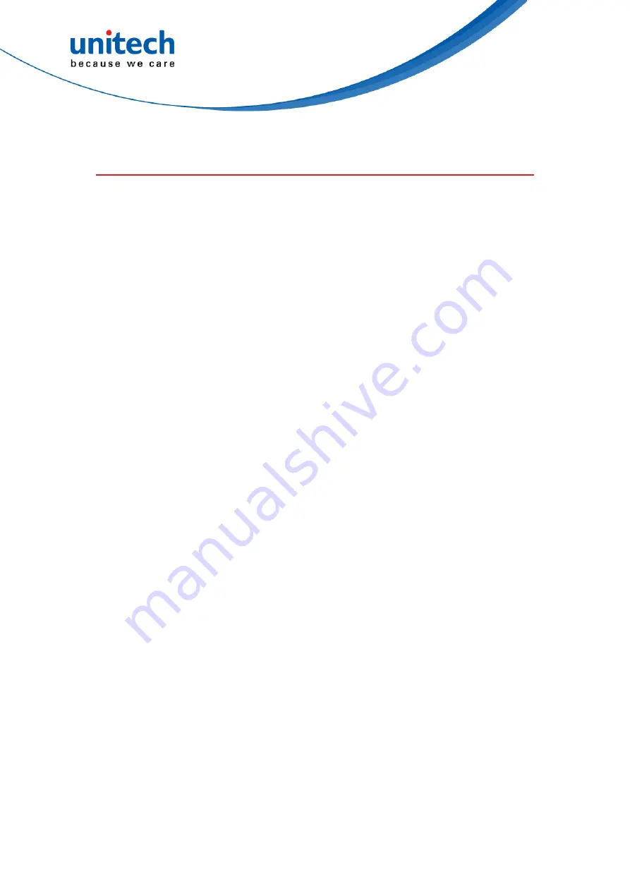 Unitech MS926 User Manual Download Page 133