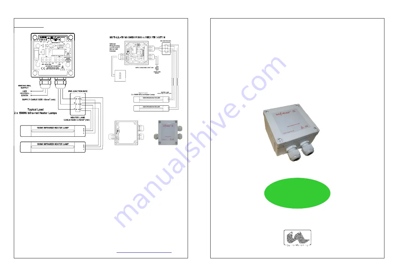 United Automation Infresco-S 4kW User & Installation Manual Download Page 2