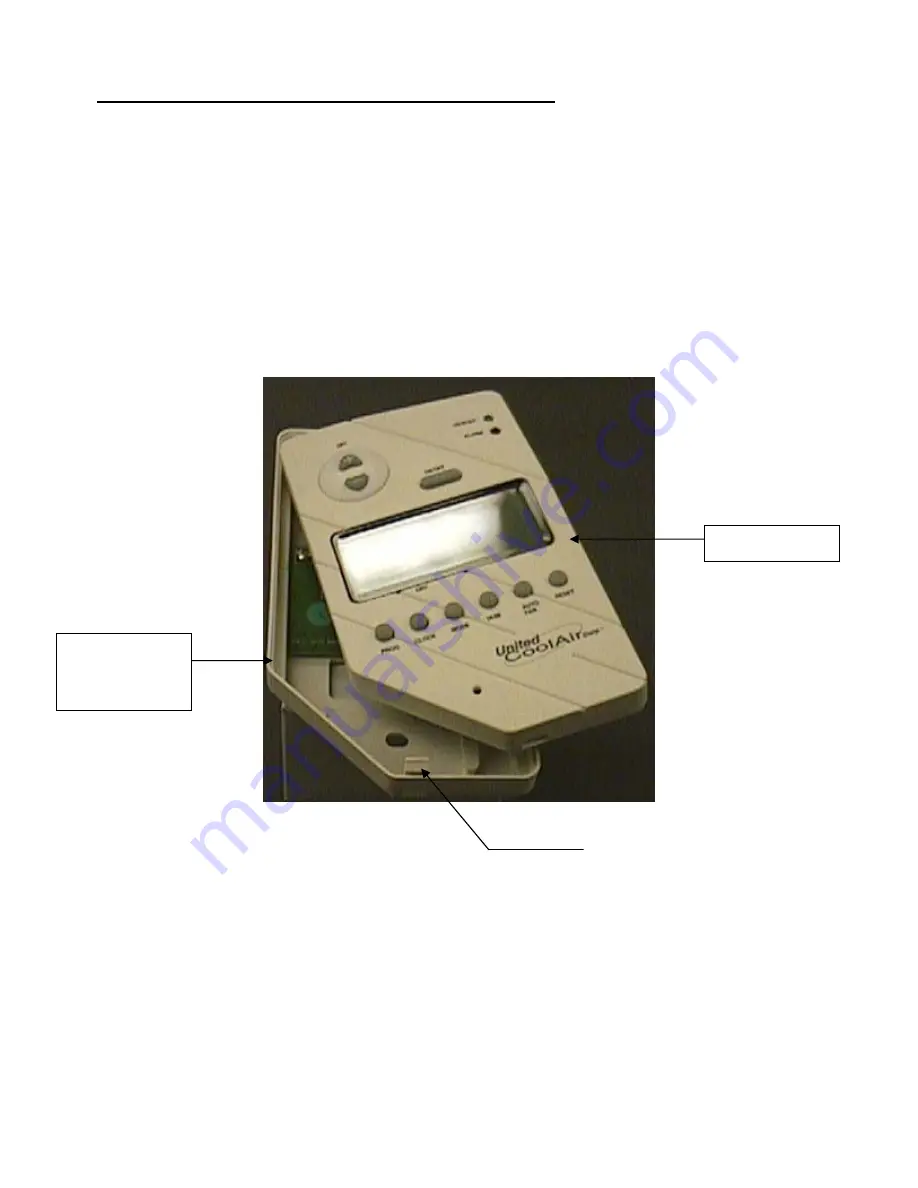 United CoolAir MP Controller Installation & Operating Manual Download Page 7