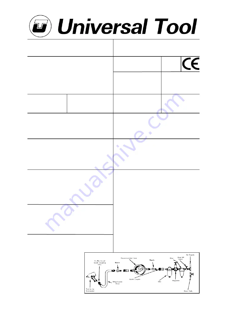 Universal Tool UT5762 Скачать руководство пользователя страница 1