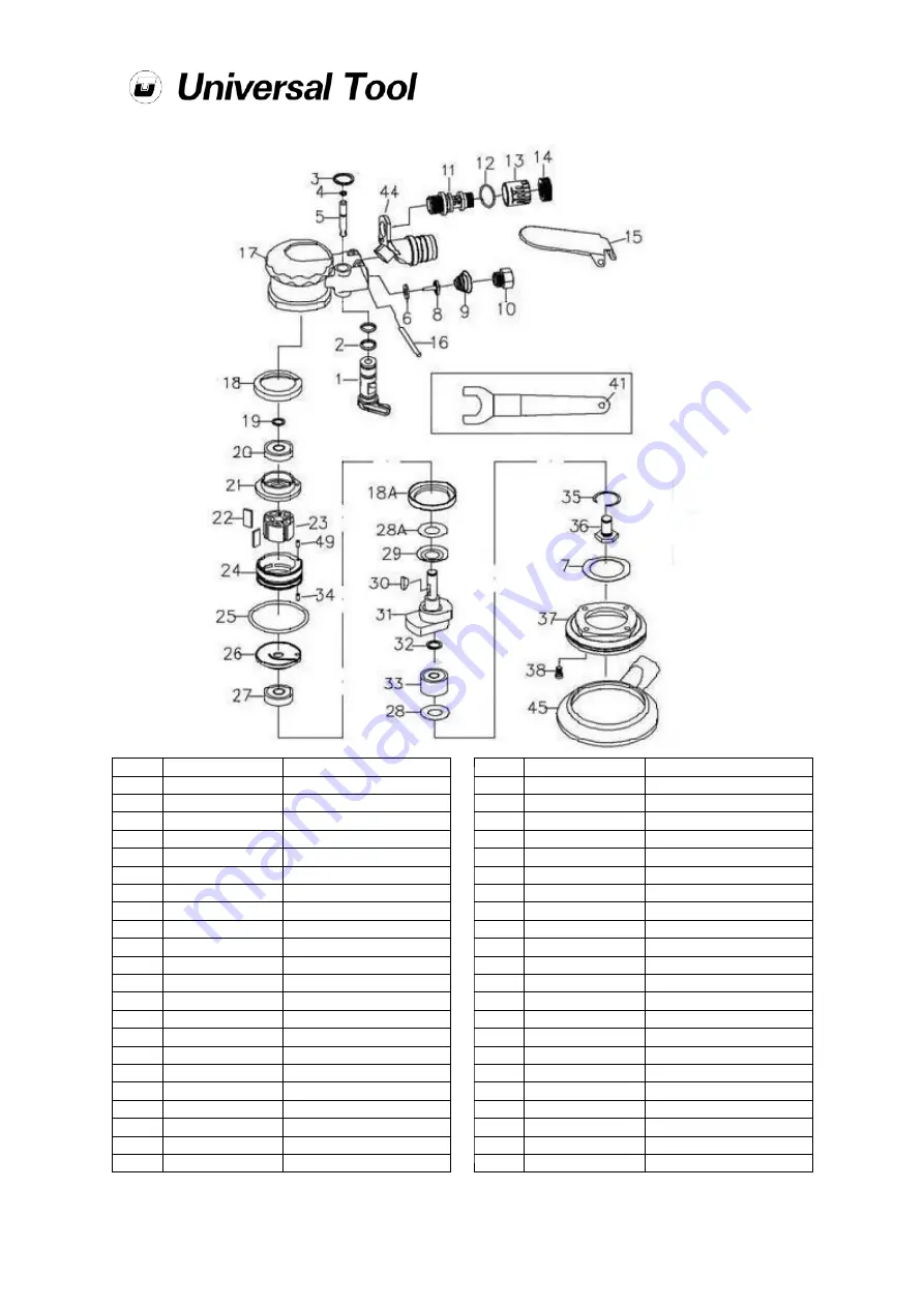 Universal Tool UT8708 Operator Instructions Download Page 3