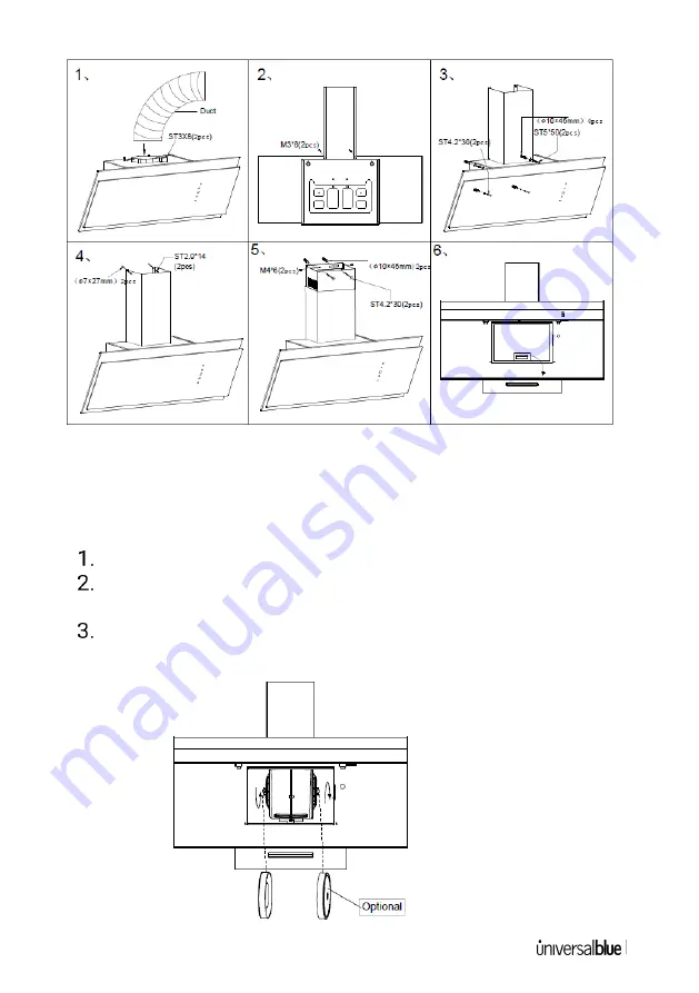 universalblue UBCA2004-21 User Manual Download Page 11