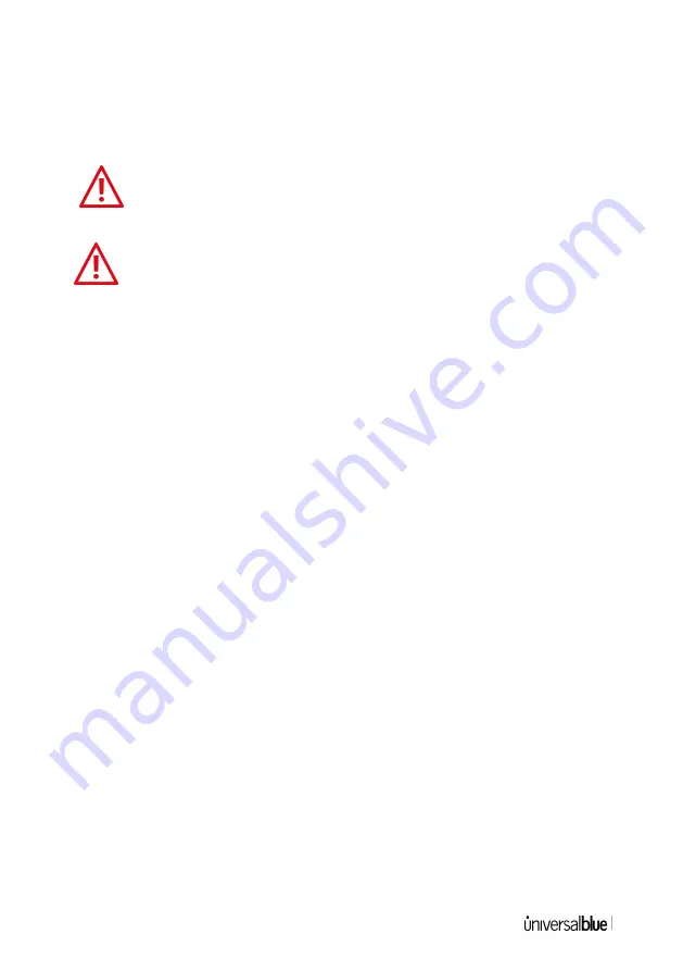 universalblue UBH2303-21 User Manual Download Page 42