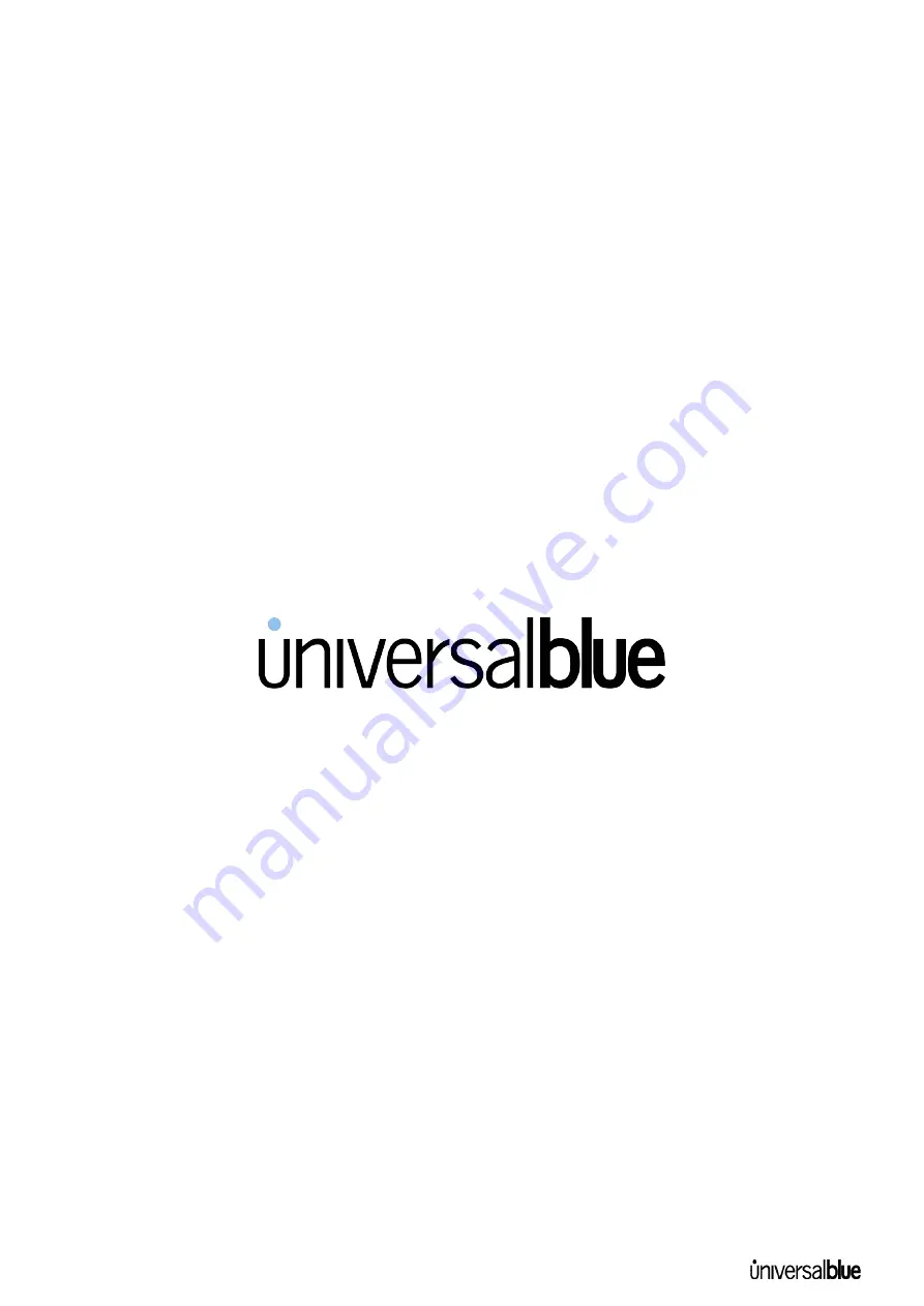 universalblue UINDU6500-18 Instruction Manual Download Page 44