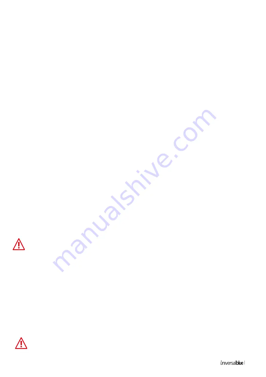 universalblue UMH10L1050-19 Instruction Manual Download Page 12