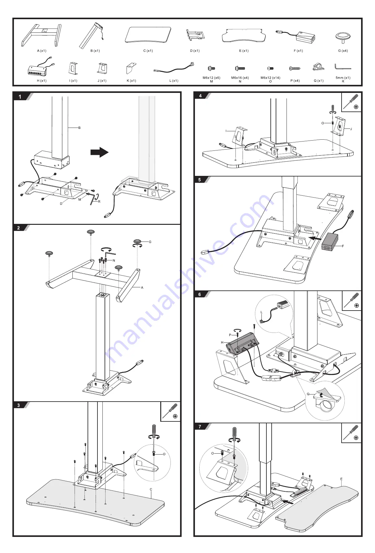 Updesk FWS08-1White Installation Manual Download Page 2