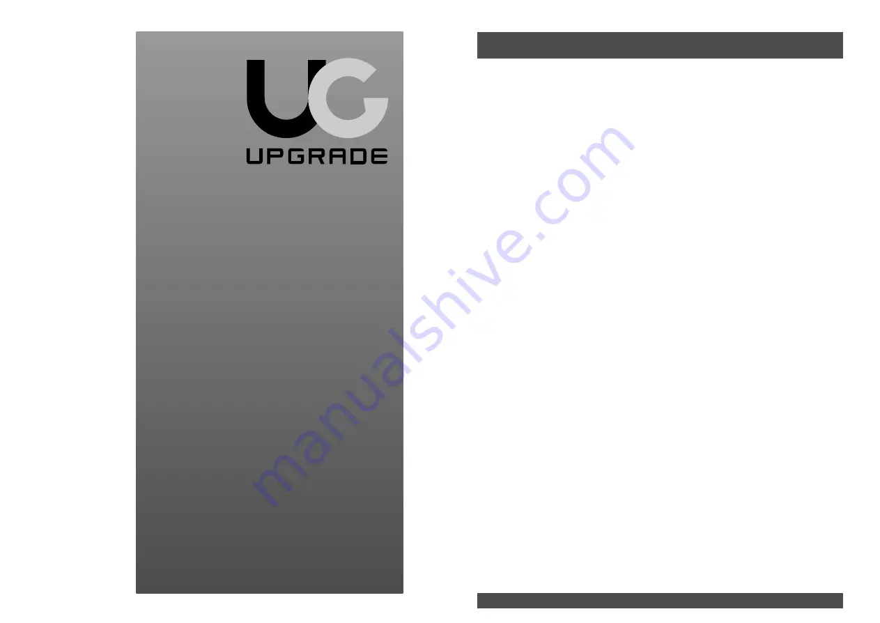 Upgrade UG FS 2-2 Installation Manual Download Page 1