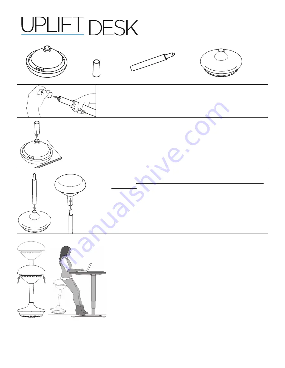 Uplift Desk CHR454 Instructions Download Page 1